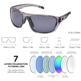 Unisex V03 Polarized Fishing Sunglasses UV400