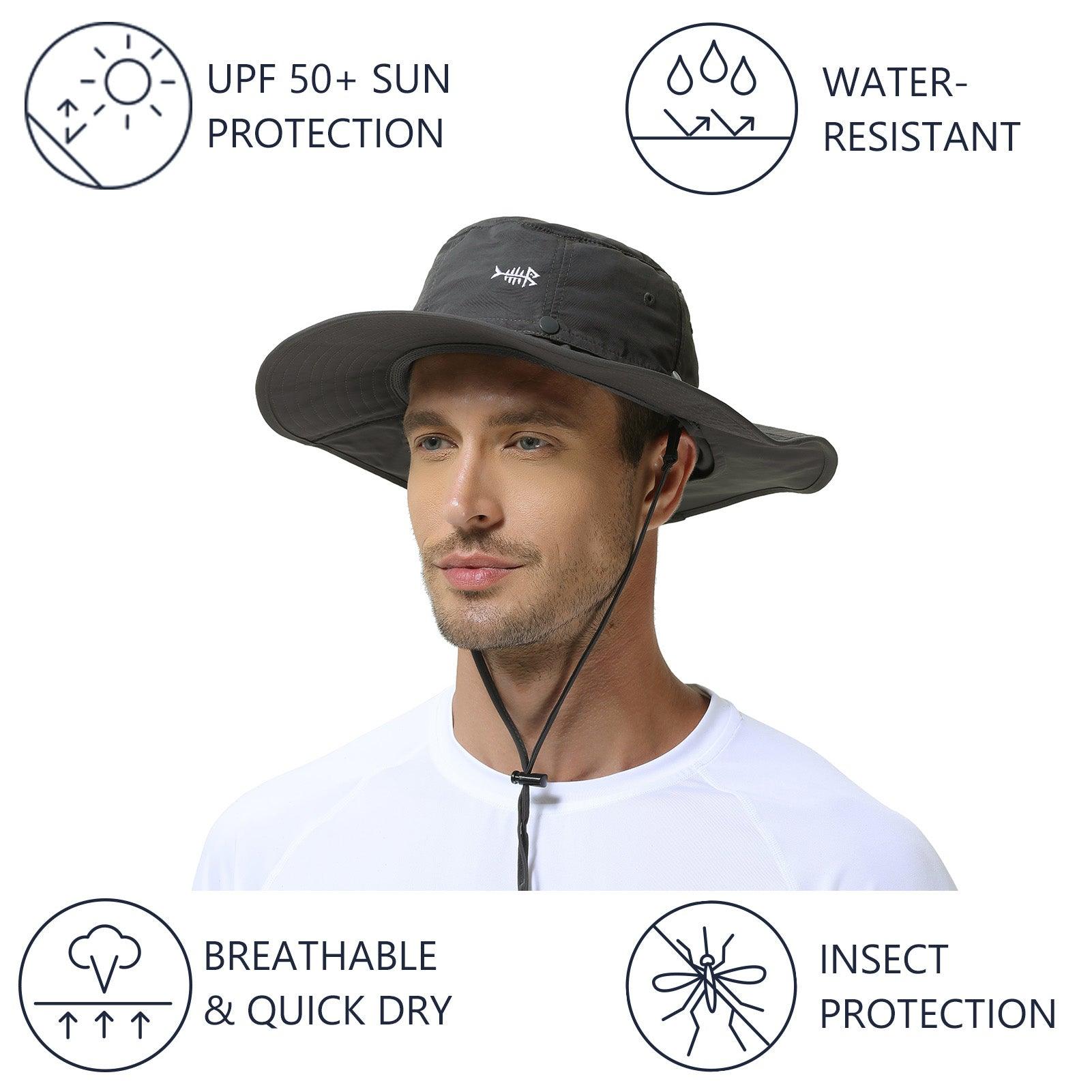 UPF 50+ Mosquito Sun Hat with Neck Flap