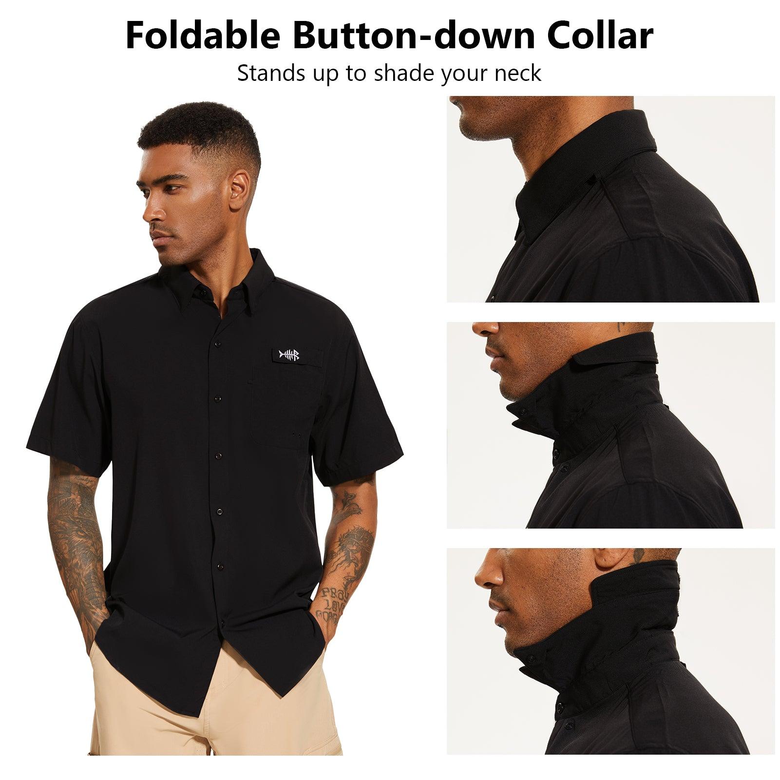 Mens Sun Protective Button Down Shirt