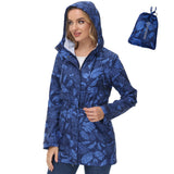 Lightbare Women's Water Resistant Ripstop Rain Coat LB02W