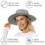 UPF 50+ Mosquito Sun Hat with Neck Flap