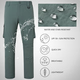 Men’s UPF 50+ Quick Dry Convertible Pants FP02M