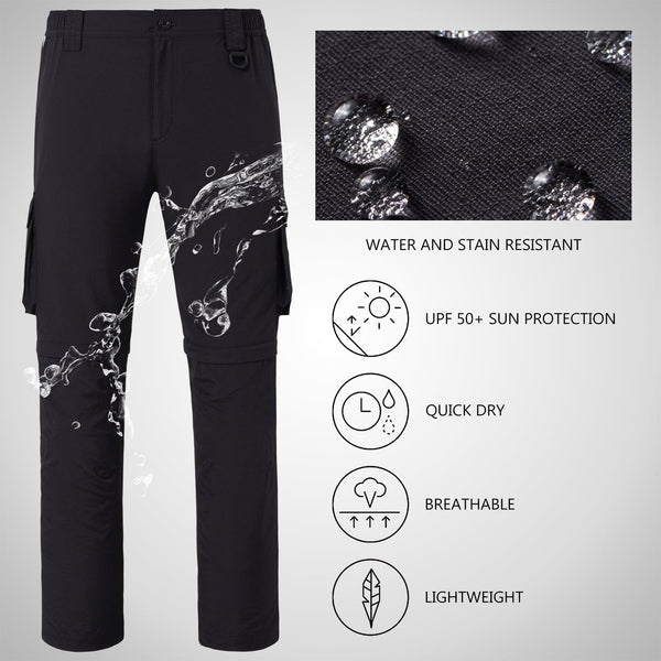 Men's Fishing Pants with Zip Off Legs