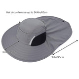 Unisex UPF 50+ Water Resistant Sun Hat with Neck Flap FH06