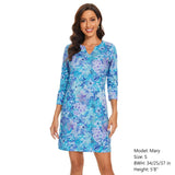 Lightbare Women's UPF50+ 3/4 Sleeve Dress LB04W