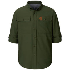 Men’s UPF 50+ Long Sleeve Button Down Hunting Shirt FS23M - Bassdash