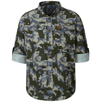 Men’s UPF 50+ Long Sleeve Button Down Hunting Shirt FS23M - Bassdash
