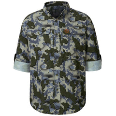 Men’s UPF 50+ Long Sleeve Button Down Hunting Shirt FS23M - Bassdash