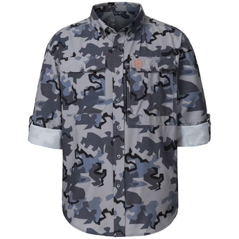 Men’s UPF 50+ Long Sleeve Button Down Hunting Shirt FS23M - Bassdash
