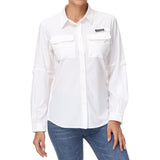 Women's UPF 50+ Long Sleeve Button Down Shirt FS21W