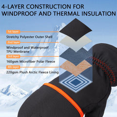 Unisex WinteFlex Insulated Convertible Mittens - Bassdash