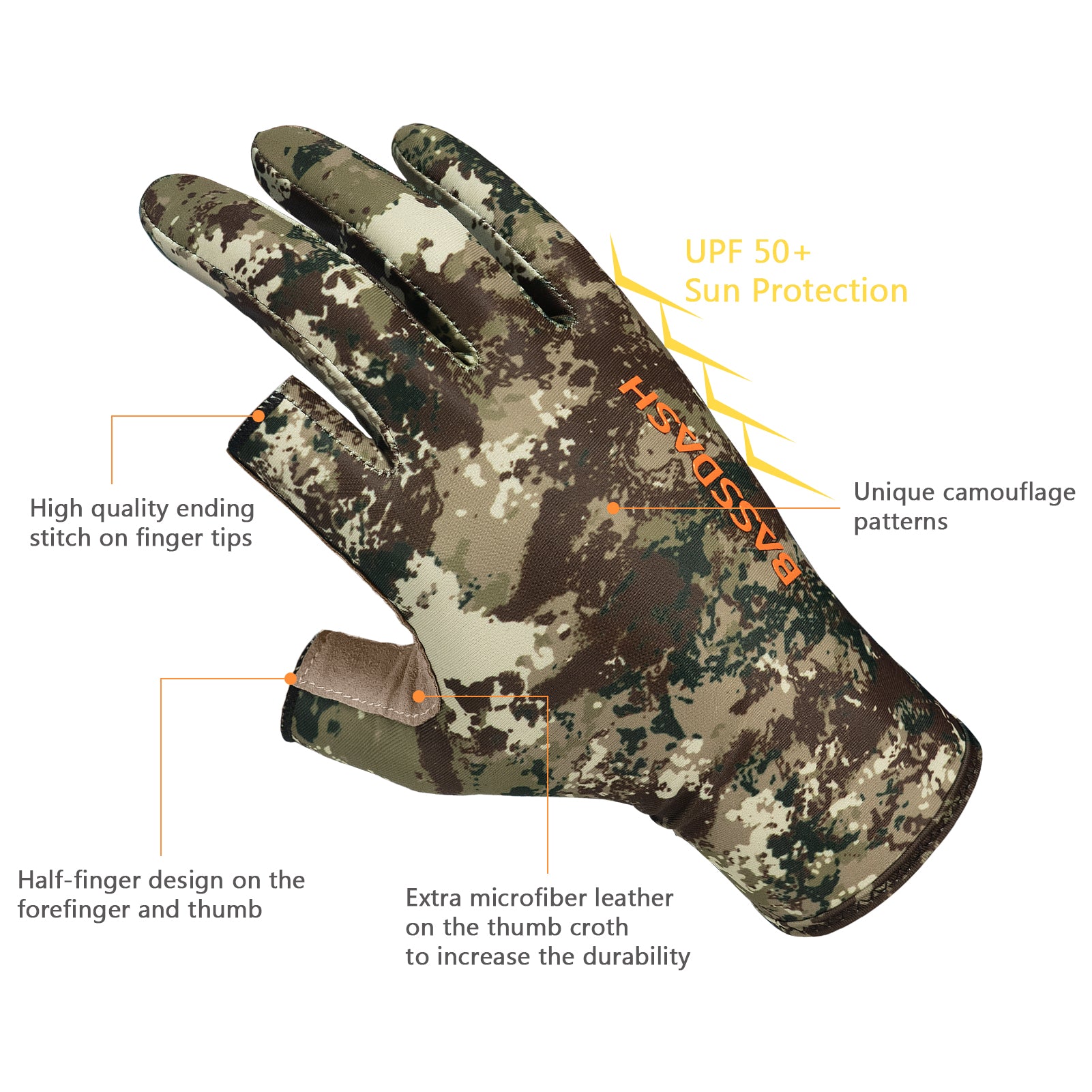 Unisex Fingerless Early Season Hunting Gloves HG03