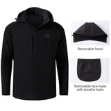 Men's Splice Insulated Softshell Jackets with Face Cover