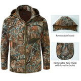 Men's Splice Insulated Softshell Jackets with Face Cover