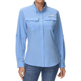 Women's UPF 50+ Long Sleeve Button Down Shirt FS21W