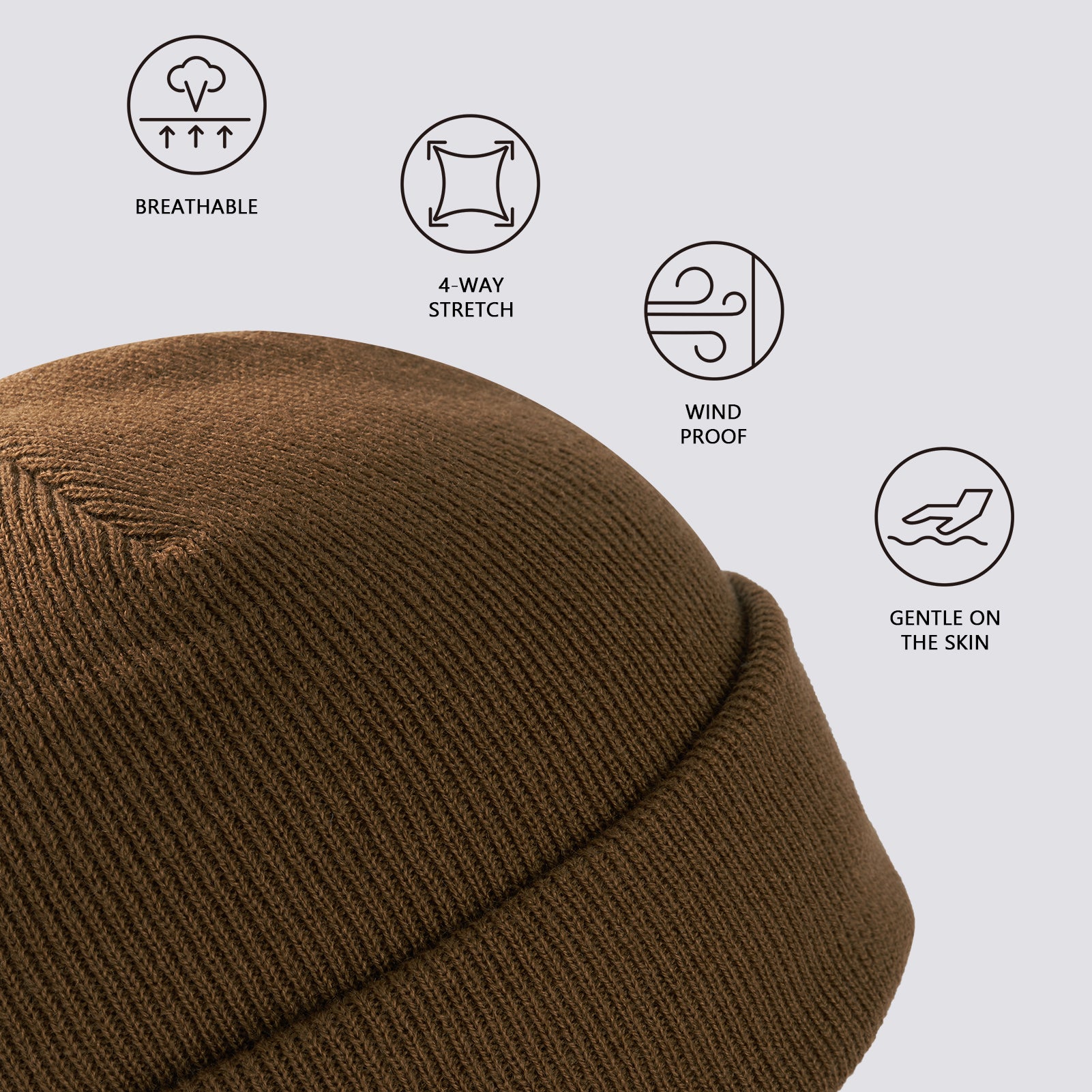 Unisex Winter Warm Knit Beanie Hats