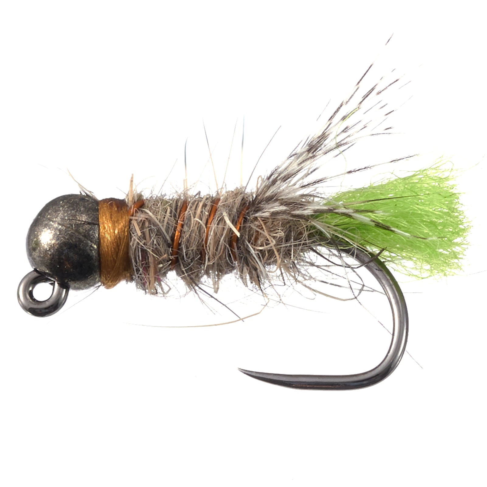 12pcs Barbless Nymphs and Dry Flies for Trout Fishing