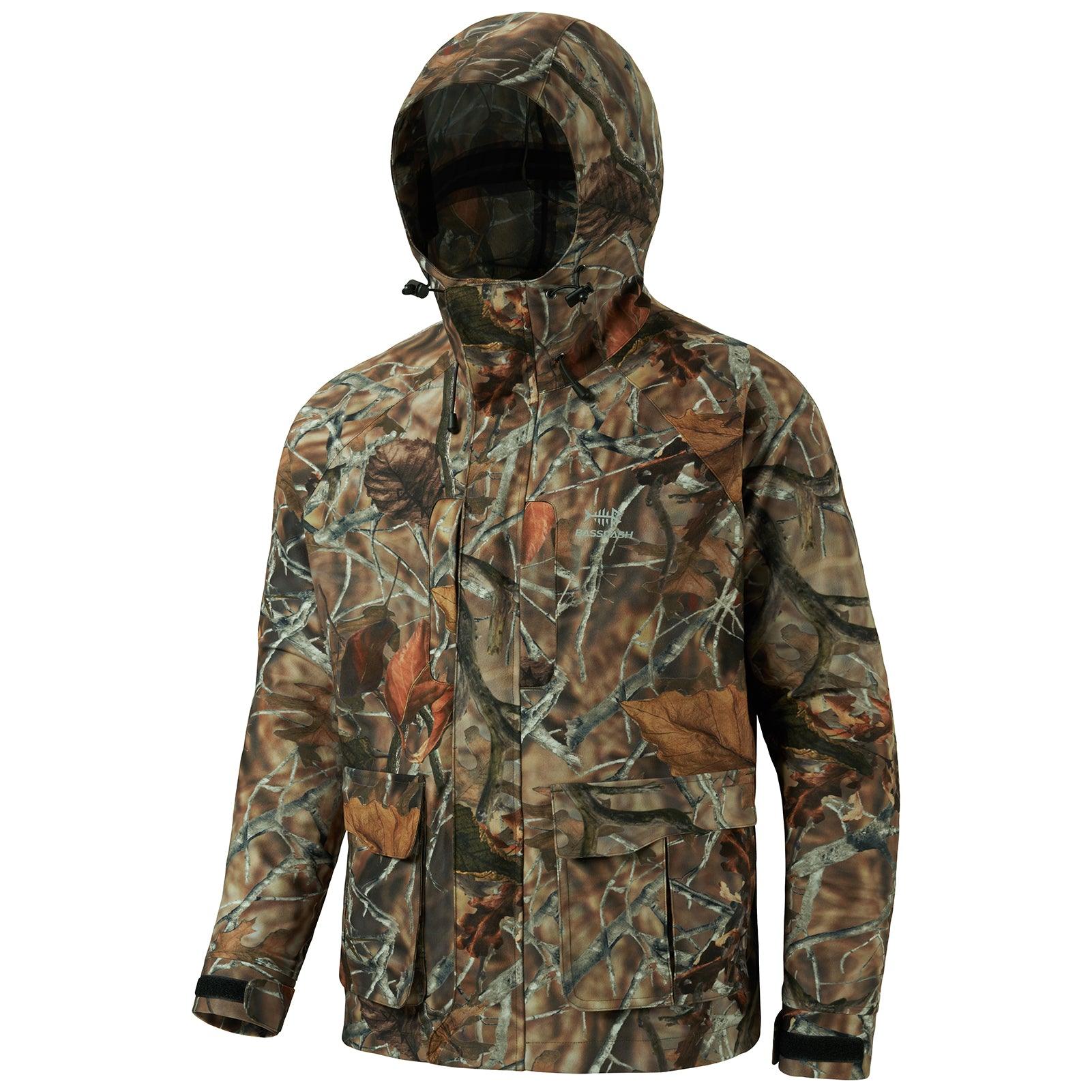 Men's Hunter Rain Jacket Breathable Camo Waterproof Hunting Jacket | Bassdash Hunting Reeds / 2XL