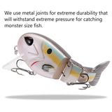Topwater Floating Bass Fishing Lures Swimbait 4.9” 1-3/4 oz