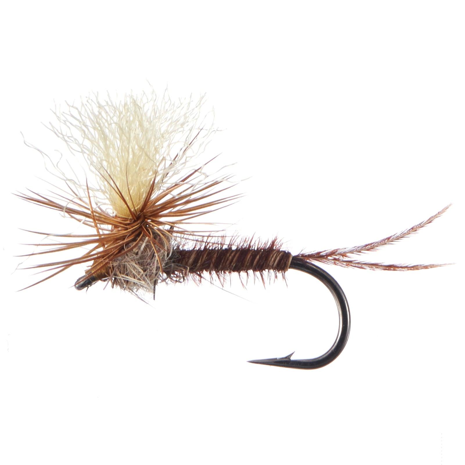 12pcs Barbed Dry Flies for Trout Fishing