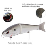 SwimShad Glide Baits Single-Jointed Hard Fishing Lure - Bassdash