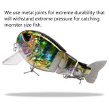 Topwater Floating Bass Fishing Lures Swimbait 4.9” 1-3/4 oz