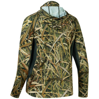 Men's UPF 50+ Long Sleeve Hunting Hoodie with Mask FS06M - Bassdash