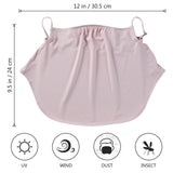 UPF 50+ Bandana with Adjustable Earloops Sun Protection Neck Gaiter