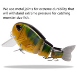 Topwater Floating Bass Fishing Lures Swimbait 4.9” 1-3/4 oz