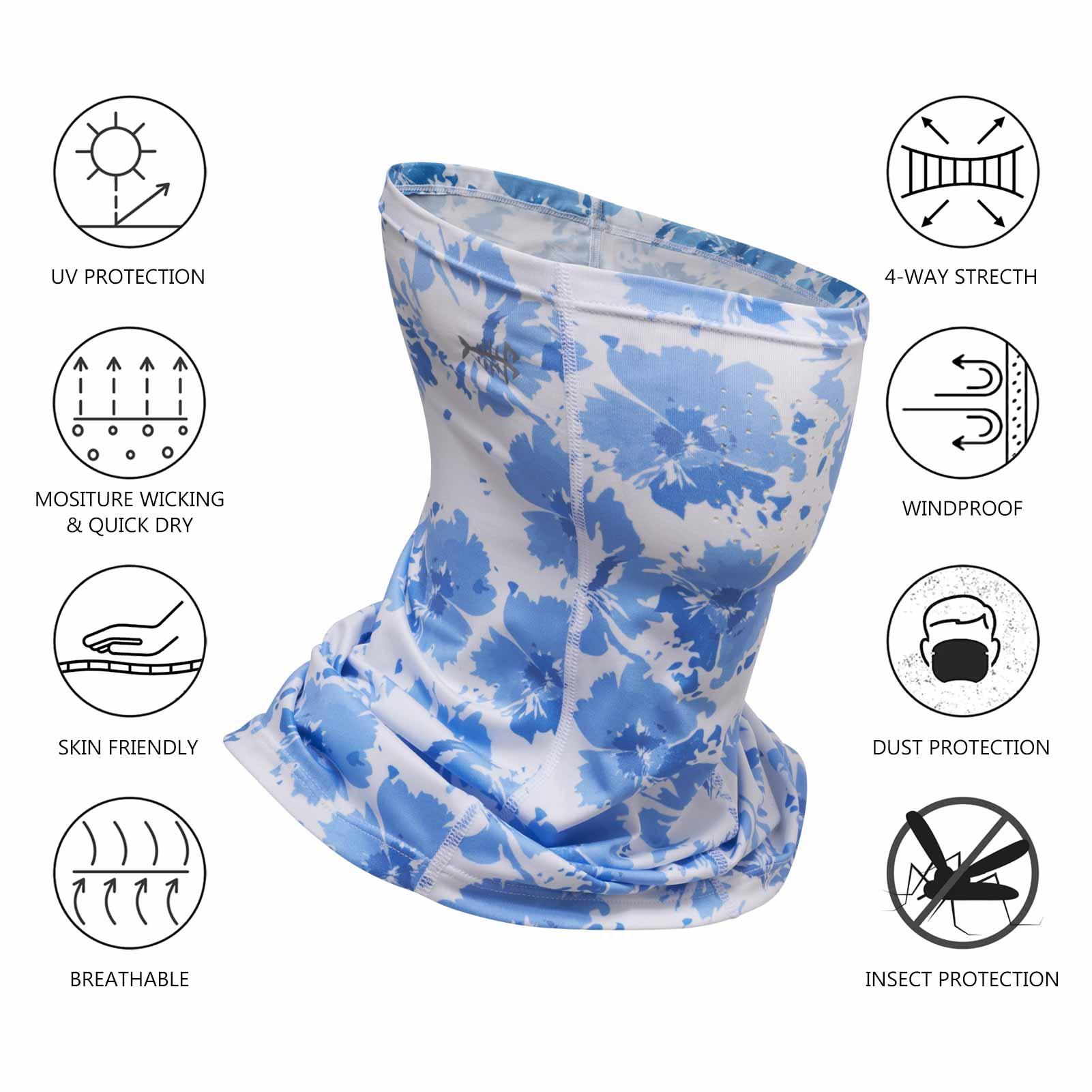 UPF 50+ Neck Gaiter with Breathable Holes, Carolina