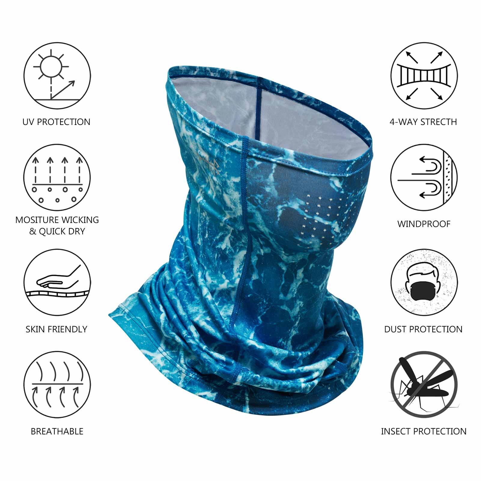 UPF 50+ Neck Gaiter with Breathable Holes - Bassdash