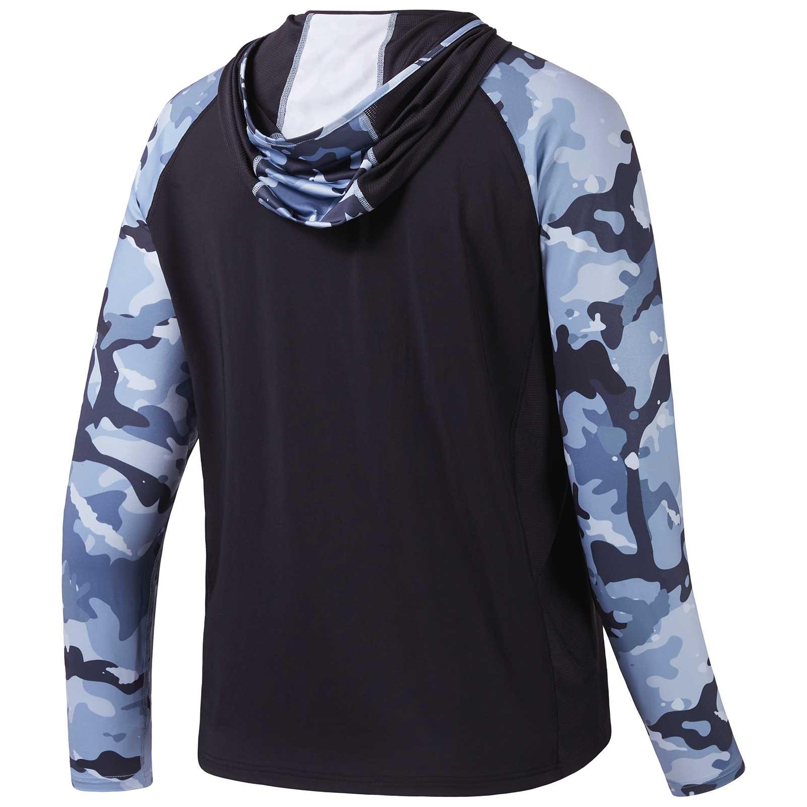 Upf 50+ Mens Hunting Shirts with Mask Long Sleeve Camo Fishing Hoodie -  China Fishing Jiersey and Fishing Hoodies price