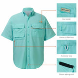 Men's UPF 50+ Short Sleeve Button Down