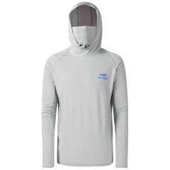 Men’s UPF 50+ Long Sleeve Fishing Hoodie with UV Neck Gaiter FS06M - Bassdash