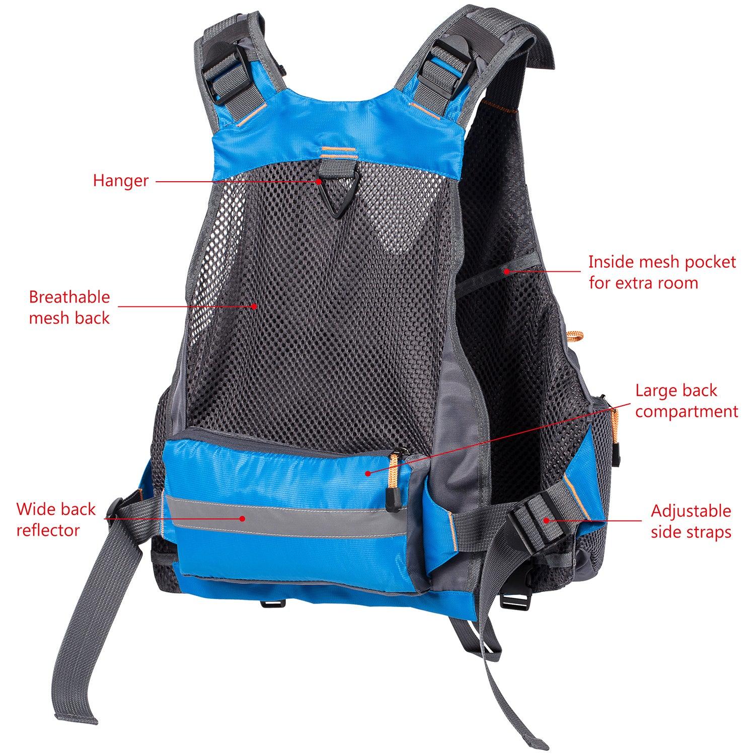 FV01 Classic Fishing Vest for Men Women - Bassdash