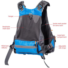 FV01 Classic Fishing Vest for Men Women - Bassdash
