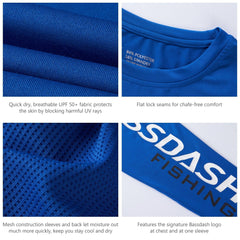 Men's UPF 50+ Long Sleeve Fishing Shirt FS01M - Bassdash