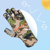 Men's Altimate UPF 50+ Sun Protection Fingerless Fishing Gloves