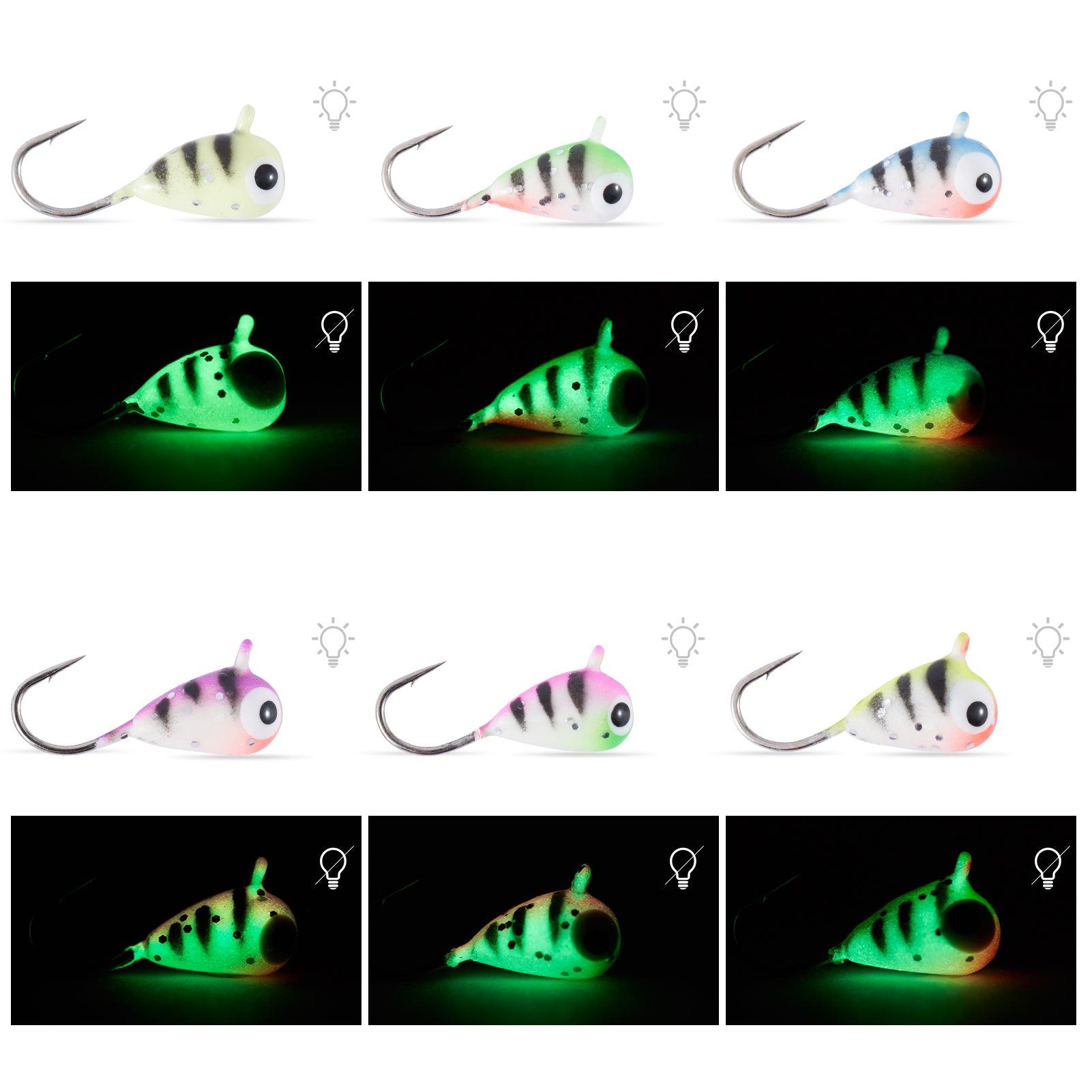 chinese ice fishing lures Tungsten 4 Anglers 97% Pure Tungsten Jigs 5mm 1/16oz #12| Tear Drop Fishing for Winter Ice Jigging, 5-Pack (Assorted) : Sports & Outdoors It is designed in pregnant minnow profile with realistic painting Alibaba Heavy Duty Ice Fishing