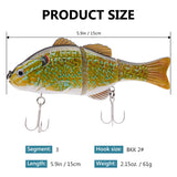 SAVAWADE 5.9in Jointed Swimbaits