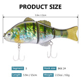 SAVAWADE 5.9in Jointed Swimbaits