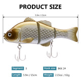 SAVAWADE 5.9in Jointed Swimbaits