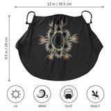 UPF 50+ Bandana with Adjustable Earloops Sun Protection Neck Gaiter