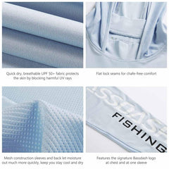 Men’s UPF 50+ Sun Long Sleeve Fishing Hoodie FS03M - Bassdash