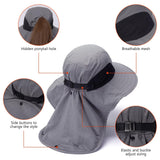 Unisex UPF 50+ Water Resistant Sun Hat with Neck Flap FH06