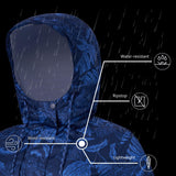 Lightbare Women's Water Resistant Ripstop Rain Coat LB02W