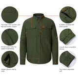 Men’s UPF 50+ Long Sleeve Button Down Hunting Shirt FS23M - Bassdash