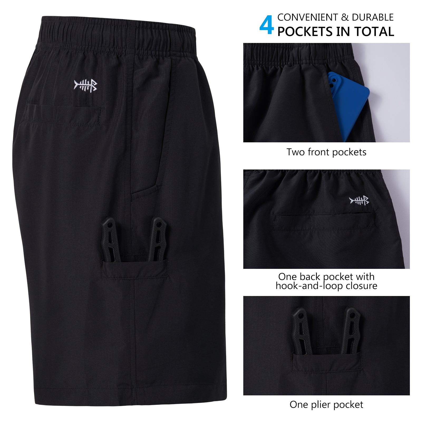 Men's 8in Quick Dry UPF 50+ Water Shorts FP04M
