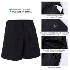 Men's 6in Quick Dry Water Resistant UPF 50+ Shorts FP03M - Bassdash