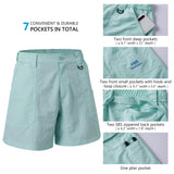 Men's 6in Quick Dry Water Resistant UPF 50+ Shorts FP03M